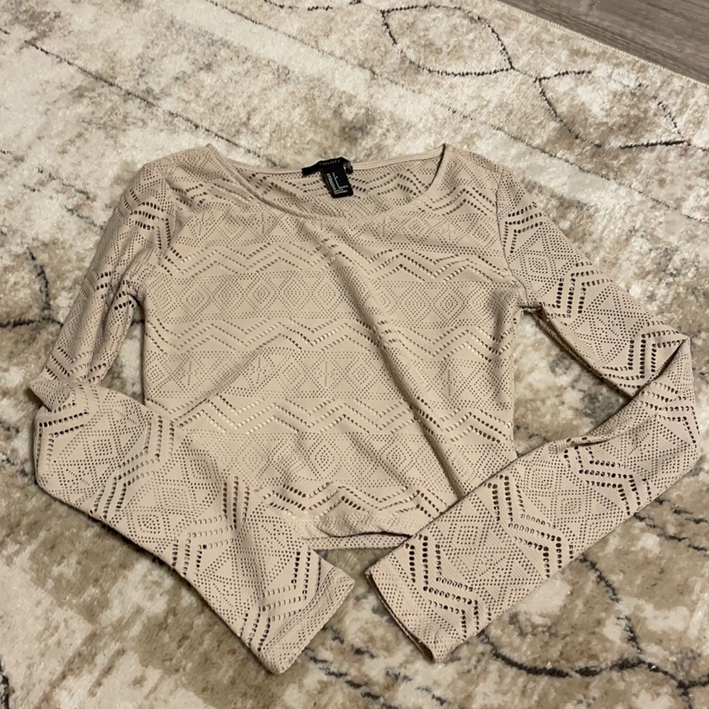 Geometric Crop Top